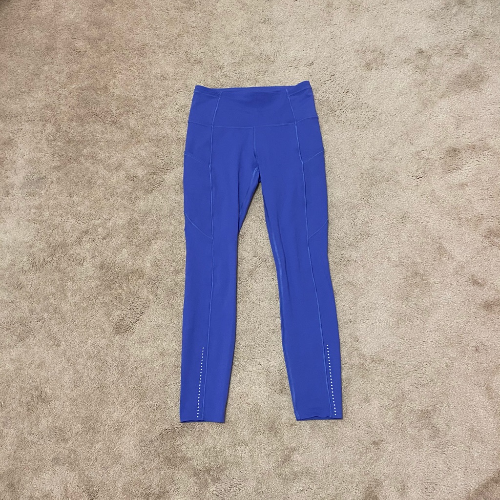 Lululemon Stony Grape Fast And Free Tight 25” Reflective